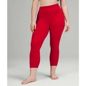 Lululemon Instill High-Rise Tight 25" Dark Red Size: 4